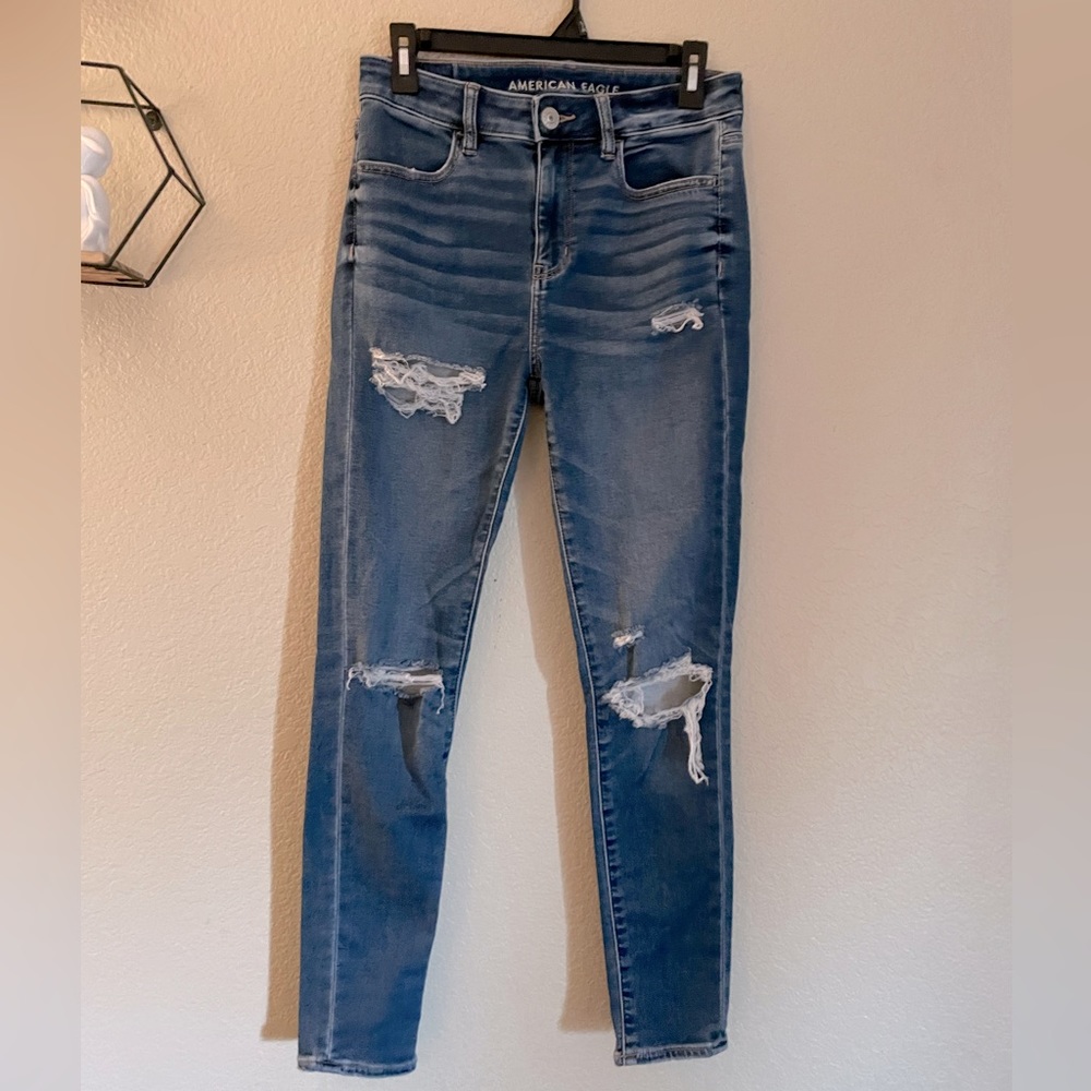 American Eagle High Rise Jegging- Size 8 Regular